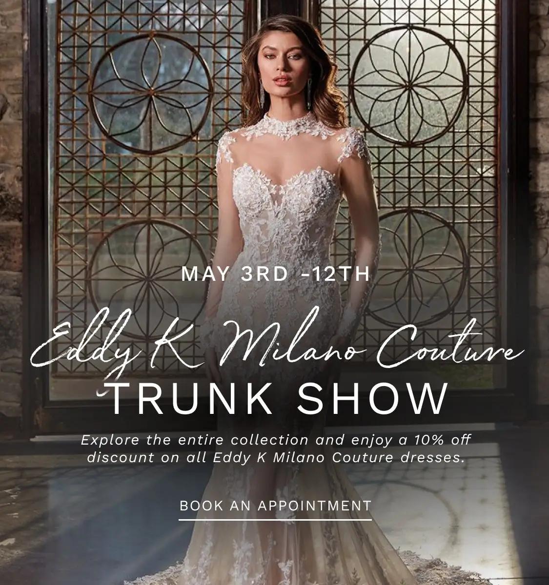 Eddy K Couture trunk show at Dublin Bridal
