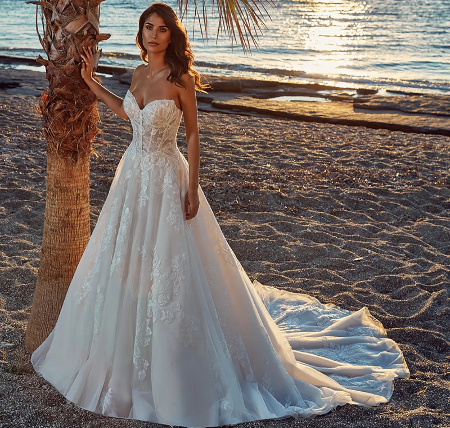 Bride in Eddy K Gown