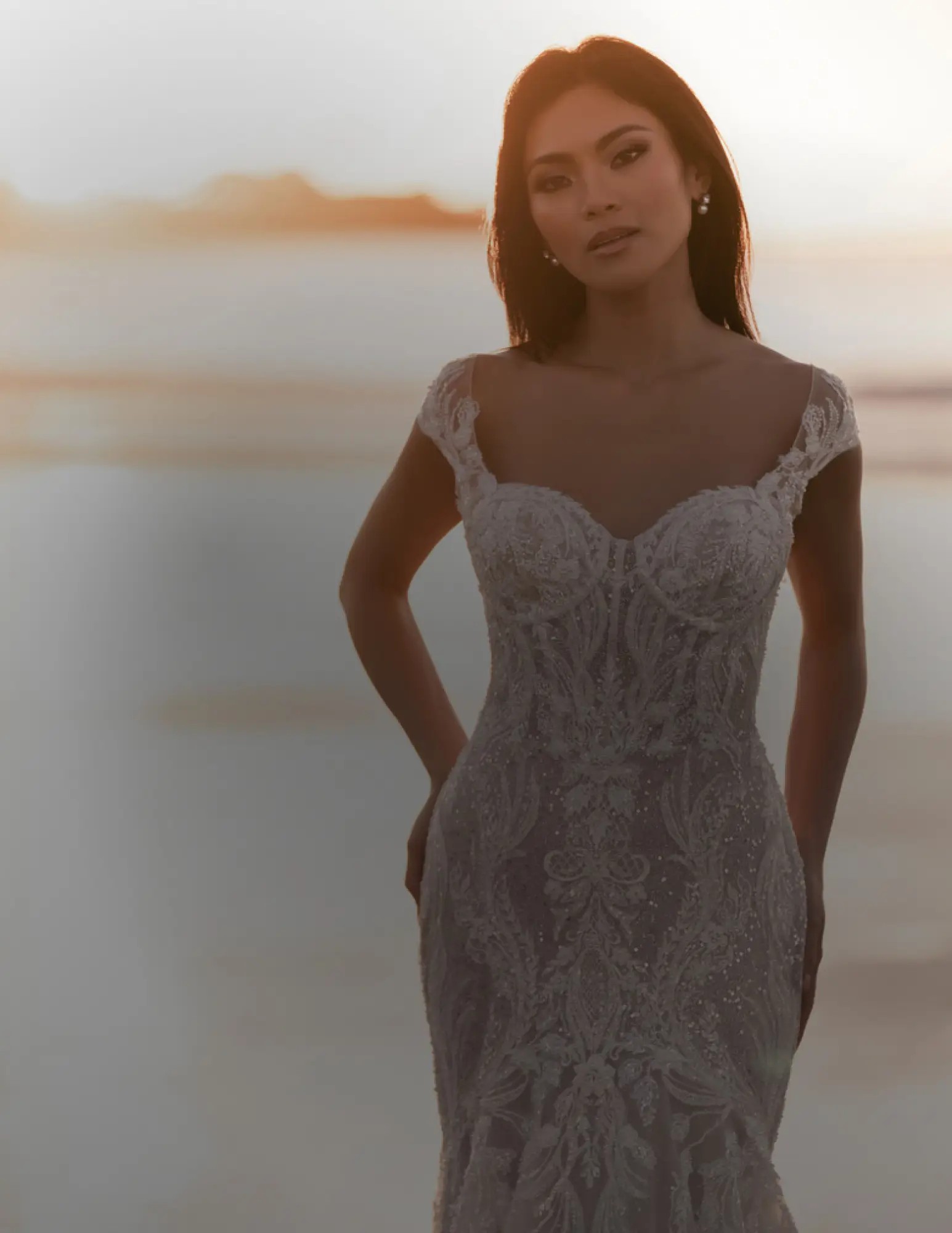 Bride in Allure Bridals Gown/