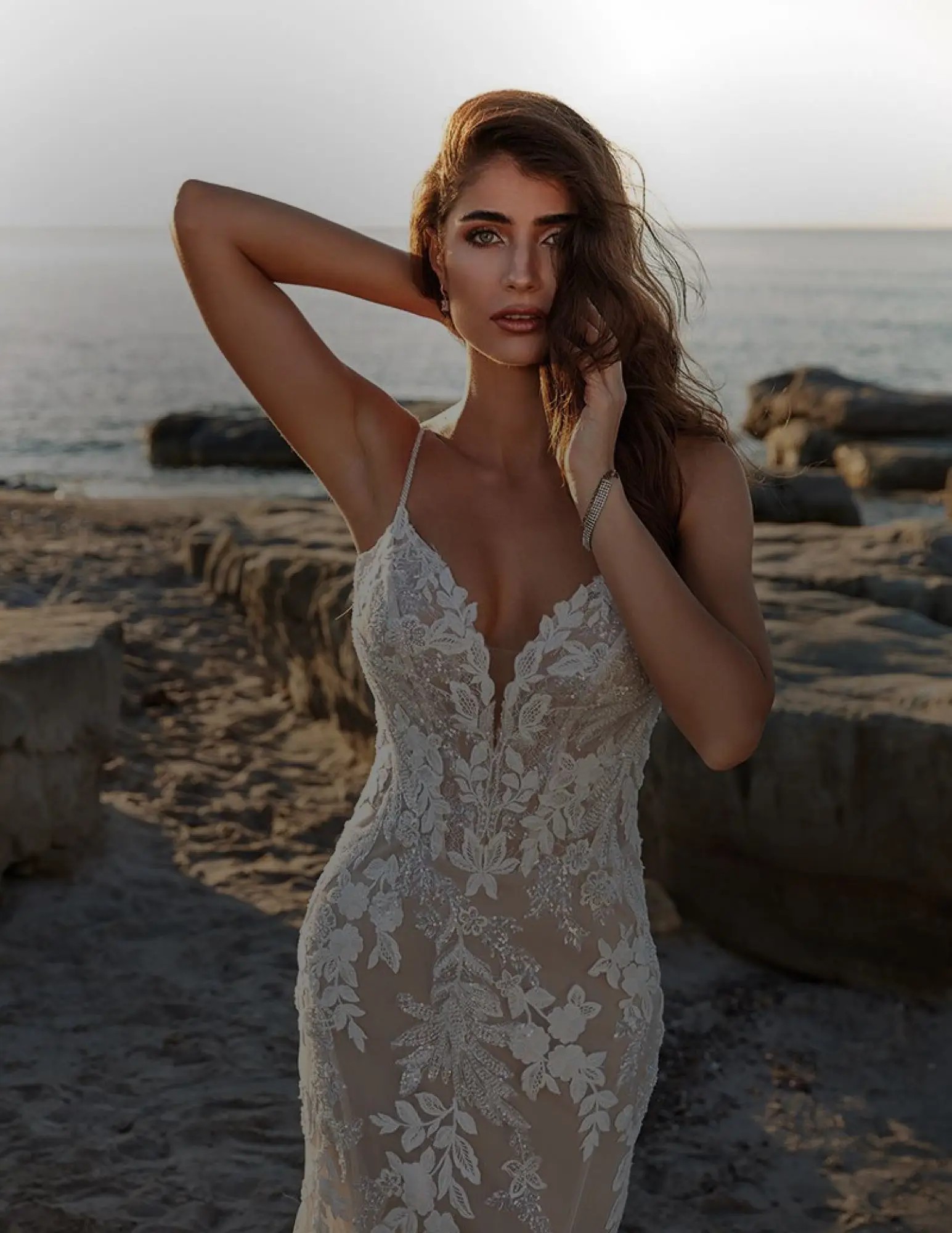 Bride in Eddy K Gown