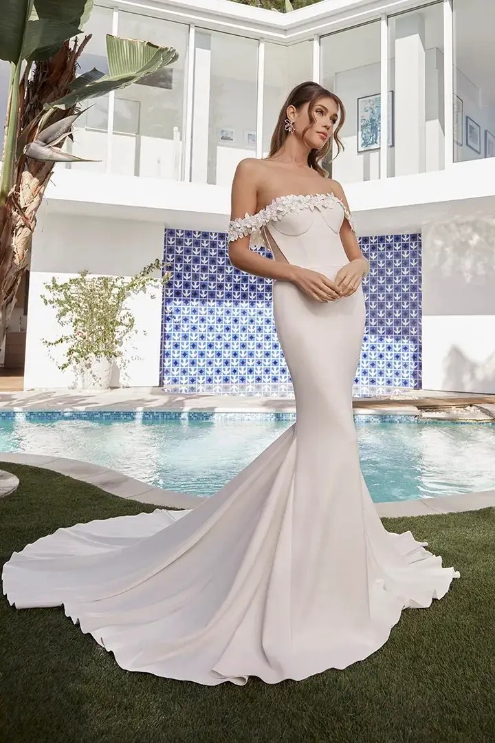 Photo of the gown by Le Blanc