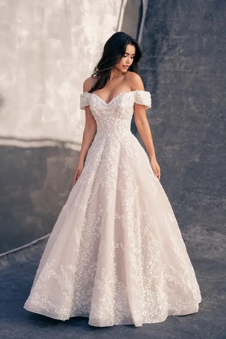 Photo of the gown by Allure Couture