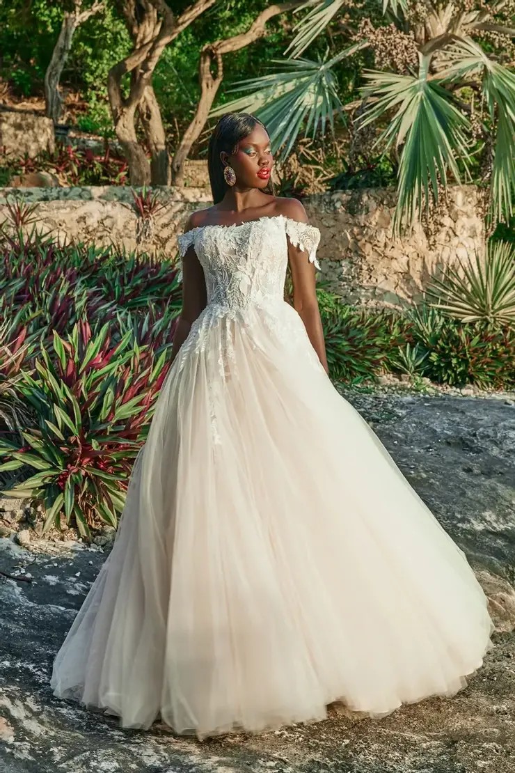 Photo of the gown by Madison James