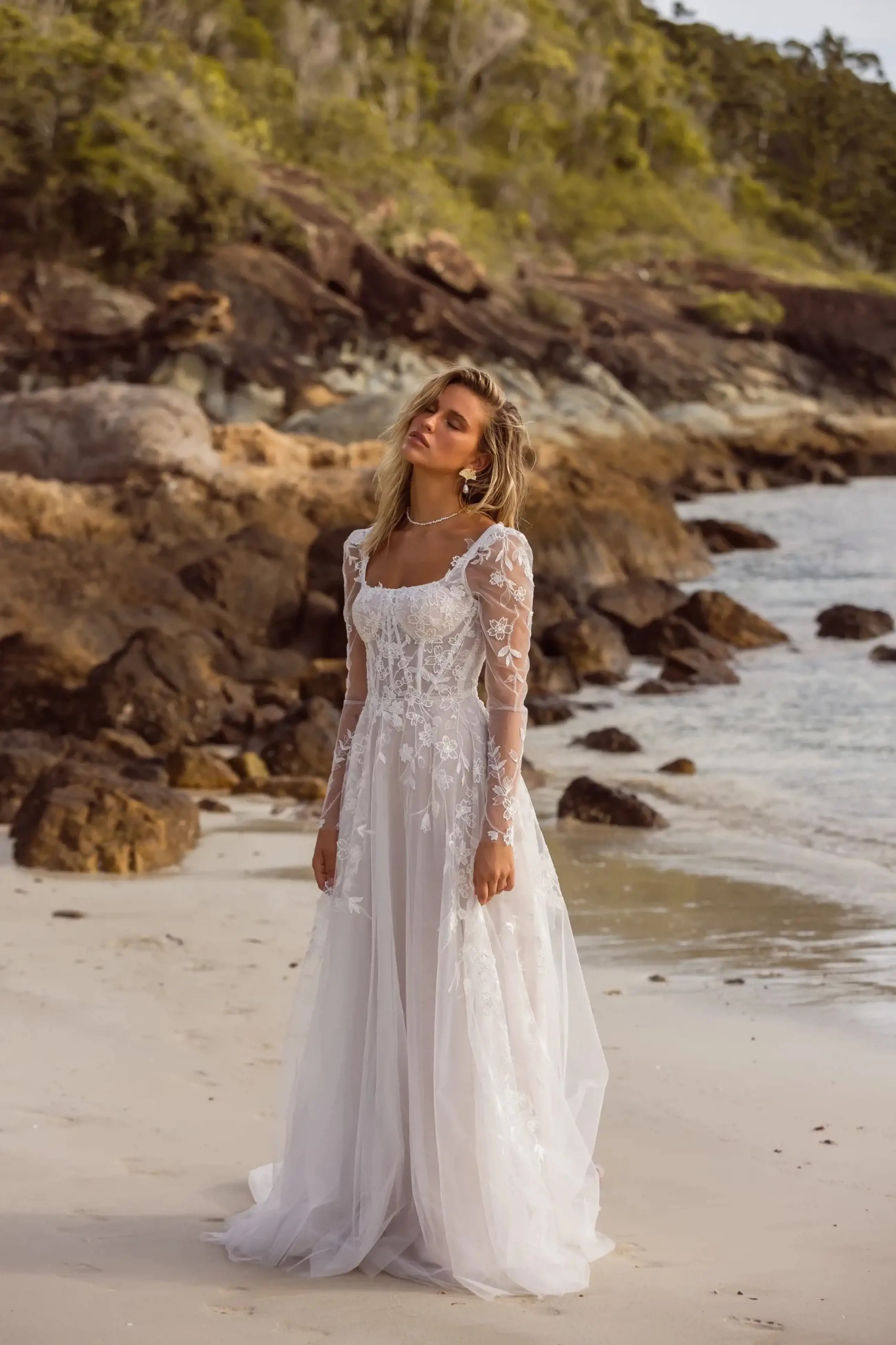 Photo of the gown by Madi Lane