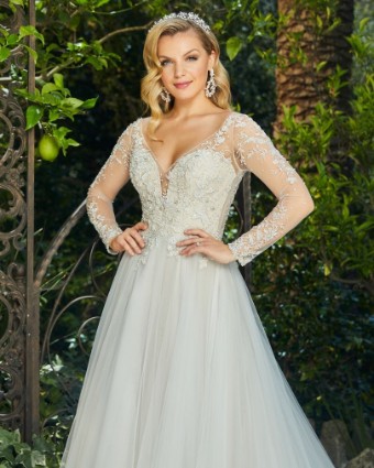 Casablanca Bridal Raelynn Style #2395 #6 default Ivory/Ivory/Silver thumbnail