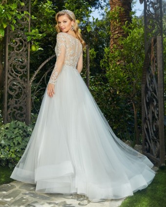 Casablanca Bridal Raelynn Style #2395 #5 Ivory/Ivory/Silver thumbnail
