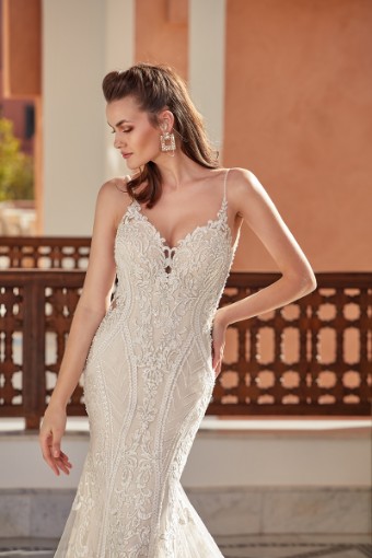 Eddy K Milano Couture EK872TC *A Emilylea Style #CT278 #5 Almond/Champagne/Ivory thumbnail