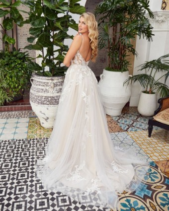 BeLoved by Casablanca Callie Style #BL354 #4 Nude/Ivory thumbnail