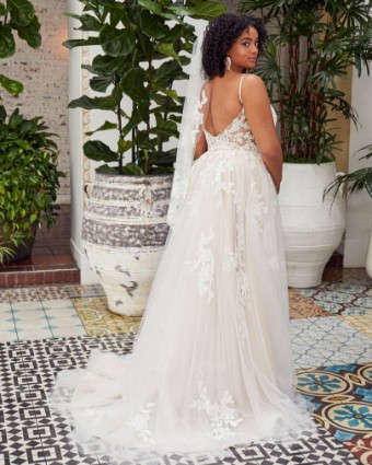 BeLoved by Casablanca Callie Style #BL354 #3 Nude/Ivory thumbnail