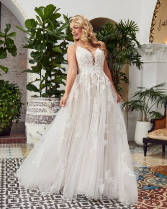 BeLoved by Casablanca Callie Style #BL354 #5 Nude/Ivory thumbnail