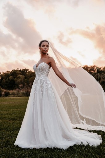 Allure Bridals AB2589 Style #9852 #18 Mocha/Ivory/Nude thumbnail
