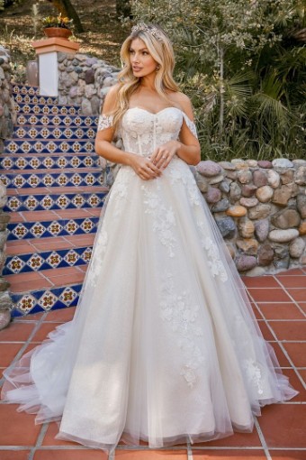 BeLoved by Casablanca Stevie Style #BL371 #6 Ivory/Sorbet/Nude/Ivory/Silver thumbnail