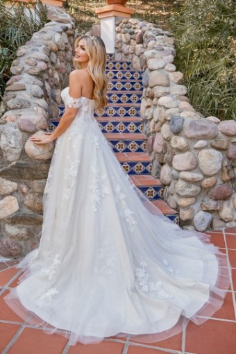 BeLoved by Casablanca Stevie Style #BL371 #8 Ivory/Sorbet/Nude/Ivory/Silver thumbnail