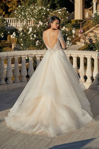 Casablanca Style #2453 #9 Ivory/Nude/Silver thumbnail