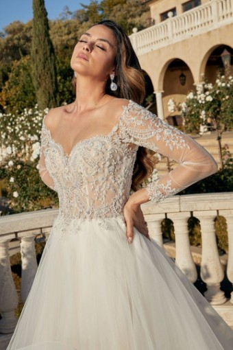 Casablanca Style #2453 #11 Ivory/Nude/Silver thumbnail