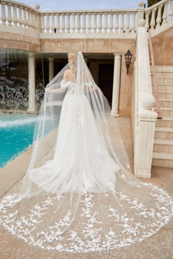Casablanca Bridal Mae Style #2455 #10 Champagne/Nude/Ivory/Silver thumbnail
