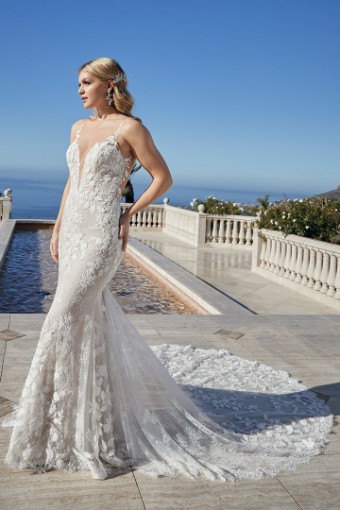 Casablanca Bridal Priscilla Style #2458 #4 Nude/Ivory thumbnail