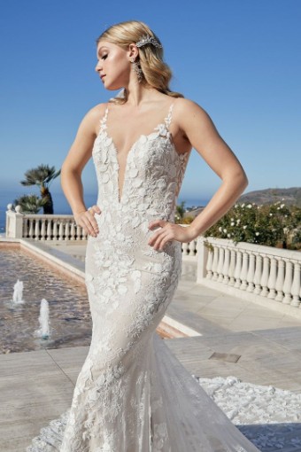 Casablanca Bridal Priscilla Style #2458 #7 Nude/Ivory thumbnail