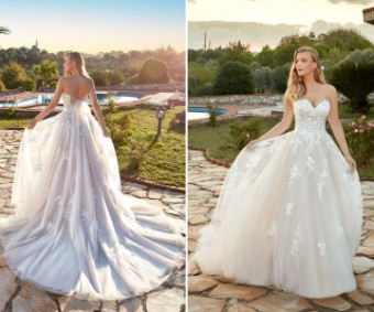 Eddy K Italia EK3041KE Fleur *A Style #EK1403 #5 Ivory/Champagne thumbnail