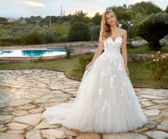 Eddy K Italia EK3041KE Fleur *A Style #EK1403 #6 Ivory/Champagne thumbnail