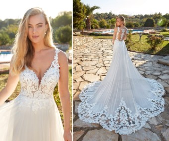 Eddy K Italia EK4041KE Audrey *A Style #EK1404 #4 Ivory/Skin thumbnail