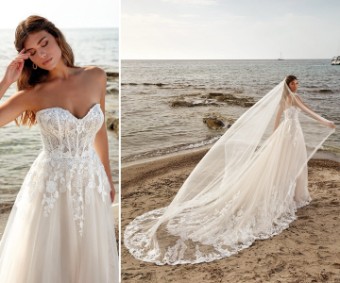Eddy K Dreams EK8022RD Magnolia *A Style #DR2208 #11 Ivory/Champagne/Dust thumbnail
