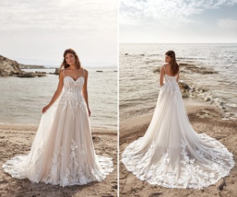 Eddy K Dreams EK8022RD Magnolia *A Style #DR2208 #10 Ivory/Champagne/Dust thumbnail
