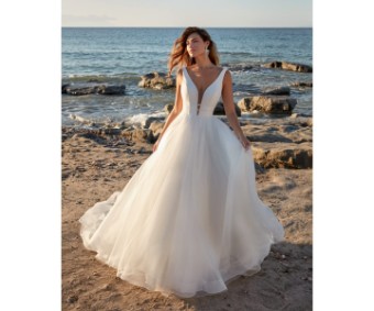 Eddy K Dreams EK4122RD Anabella *A Style #DR2214 #10 Ivory/Skin thumbnail