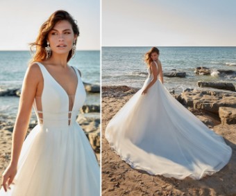 Eddy K Dreams EK4122RD Anabella *A Style #DR2214 #9 Ivory/Skin thumbnail