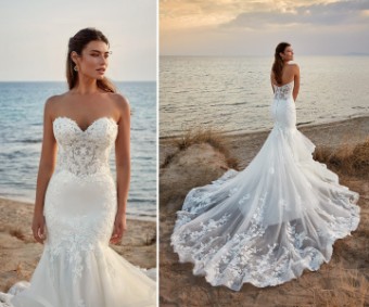 Eddy K Dreams EK9122RD Octavia *A Style #DR2219 #3 Ivory/Champagne thumbnail