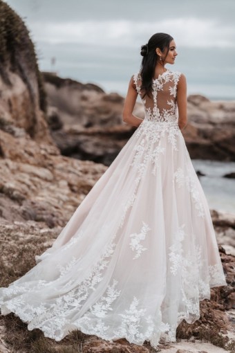 Allure Bridals AB2199 Style #9912 #5 Mocha/Champagne/Ivory/Nude thumbnail