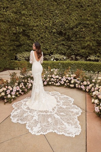 Casablanca Bridal Lauren Style #2476 #8 Ivory/Ivory thumbnail