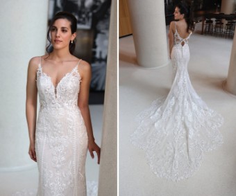 Eddy K Milano Couture Maldiva Style #CT286 #3 Ivory/Champagne/Almond/Skin thumbnail