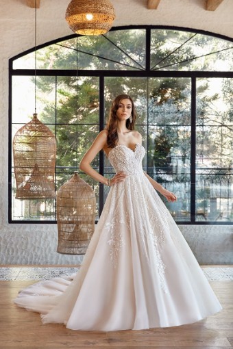 Eddy K Milano Couture Alice Style #CT323 #3 Ivory/Champagne/Skin thumbnail