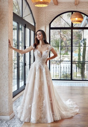 Eddy K Milano Couture Dorothy Style #CT325 #5 Ivory/Champagne/Blush/Skin thumbnail