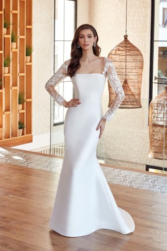 Eddy K Milano Couture Marilyn Style #CT326 #8 Ivory/Skin thumbnail
