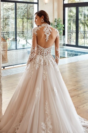 Eddy K Milano Couture Ophelia Style #CT329 #11 Ivory/Champagne/Almond/Skin thumbnail