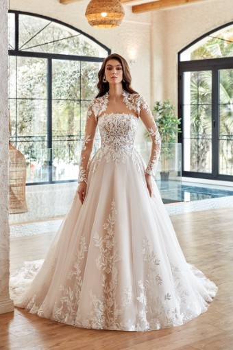 Eddy K Milano Couture Ophelia Style #CT329 #13 Ivory/Champagne/Almond/Skin thumbnail