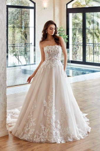 Eddy K Milano Couture Ophelia Style #CT329 #7 Ivory/Champagne/Almond/Skin thumbnail