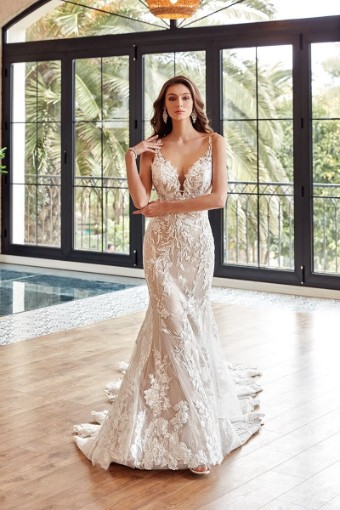 Eddy K Milano Couture Rosemary Style #CT330 #11 Ivory/Nude/Skin thumbnail