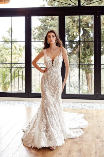 Eddy K Milano Couture Rosemary Style #CT330 #10 Ivory/Nude/Skin thumbnail
