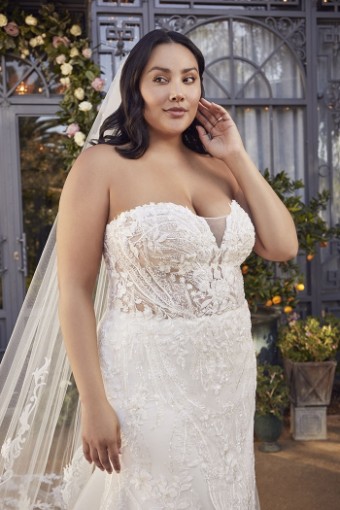 Casablanca Bridal Delaney Style #2477 #18 Ivory/Sorbet/Nude/Ivory thumbnail