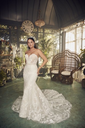 Casablanca Bridal Delaney Style #2477 #14 Ivory/Sorbet/Nude/Ivory thumbnail