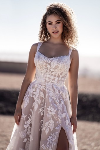Allure Bridals AB4111 Style #A1114 #10 Mocha/Champagne/Lavender/Ivory/Nude thumbnail