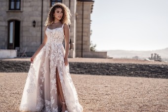 Allure Bridals AB4111 Style #A1114 #8 Mocha/Champagne/Lavender/Ivory/Nude thumbnail