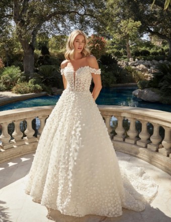 Casablanca Bridal Rhode Style #2494 #5 Ivory/Sorbet/Nude/Ivory thumbnail