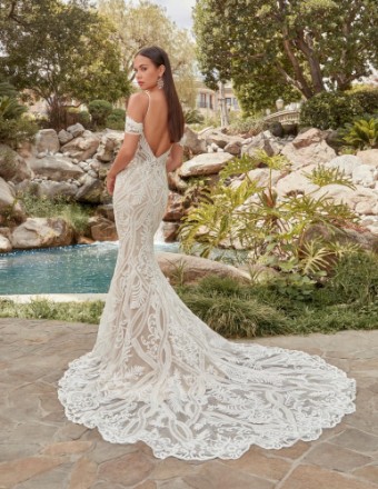 Casablanca Bridal Francesca Style #2502 #7 Light Nude/Ivory/Silver thumbnail