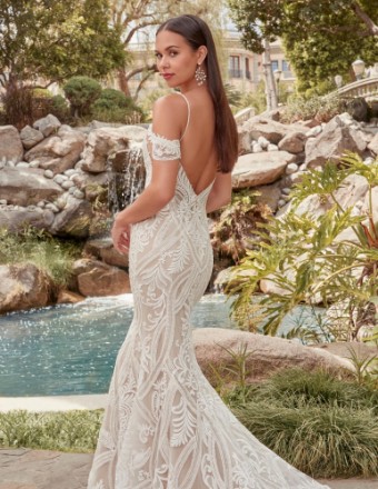 Casablanca Bridal Francesca Style #2502 #8 Light Nude/Ivory/Silver thumbnail