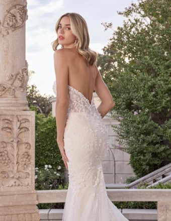 Casablanca Bridal Kitty Style #2507 #9 Ivory/Nude/Ivory/Silver thumbnail