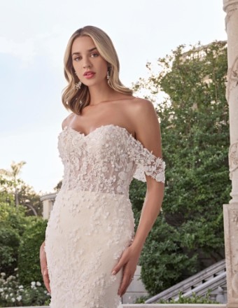 Casablanca Bridal Kitty Style #2507 #10 Ivory/Nude/Ivory/Silver thumbnail